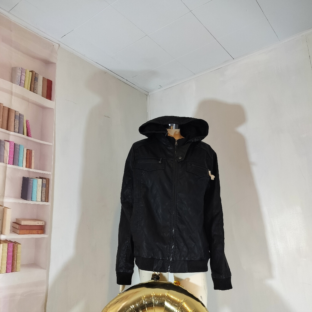 Men's Quilted Black Puffer Jacket